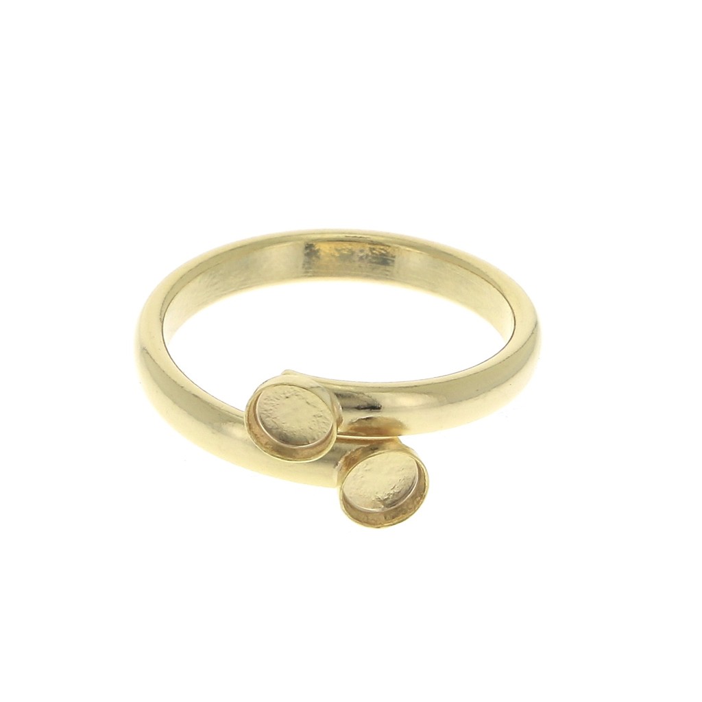 HGJH Anello Regolabile In Pietra Naturale Opalite, Rettangolare Cabochon, Gioiello Moda Donna, Ipoallergenico, Regalo Unico