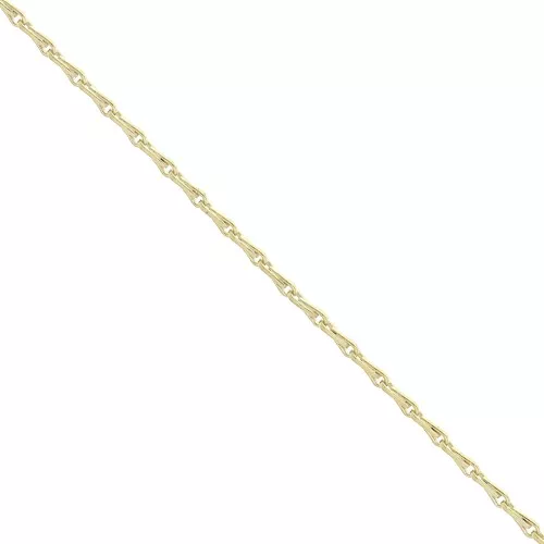 Catena maglia spiga 1.4 mm Placcato Oro 3 micron x50 cm