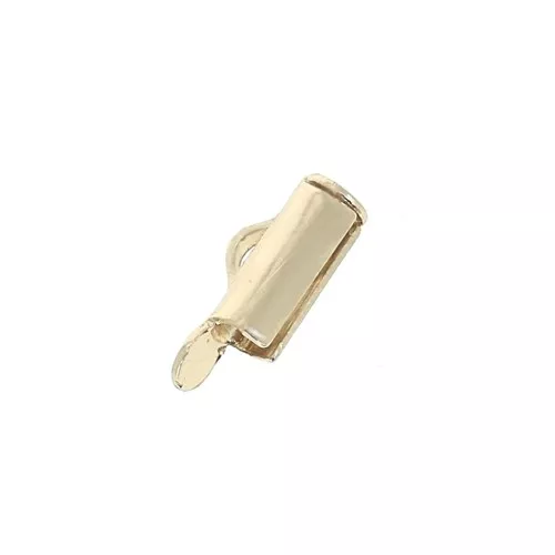 Terminali per tessitura di perline 7 mm dorato x1
