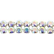 PureCrystal Crystal Mesh 40001 2 fili mm.5.3 Crystal AB - dorato x5cm|raw }}
