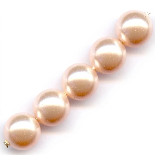 Perline PureCrystal 5810 mm. 8 Peach Pearl x5