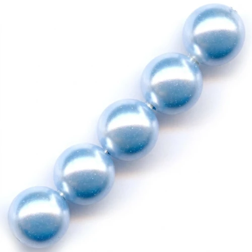 Perline PureCrystal 5810 mm. 8 Light Blue Pearl x5