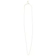 Collana maglia sfera 1.5 mm - dorato con oro fino x 1