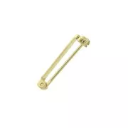 Supporto spilla per la creazione di bijoux 22 mm - dorato con oro fino x1