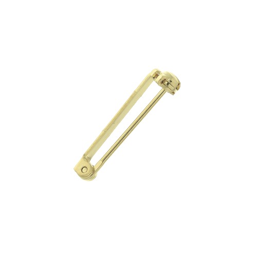 Supporto spilla per la creazione di bijoux 22 mm - dorato con oro fino x1
