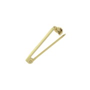 Supporto spilla per la creazione di bijoux 22 mm - dorato con oro fino x1