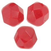 Sfaccettate mm 6 Red Corallo x25|raw }}