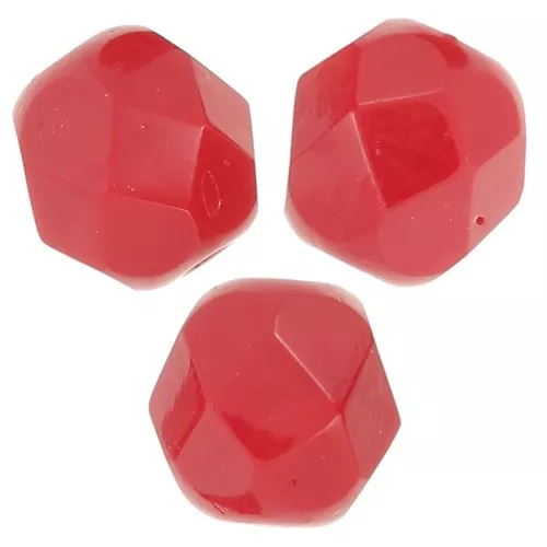 Sfaccettate mm 6 Red Corallo x25