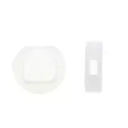 Protezione di silicone per orecchini clip  8x9 mm - Trasparenti x2