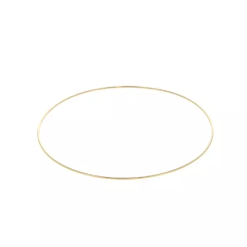 Bracciale giunco fino 60 mm Placcato oro 3 micron x19 cm