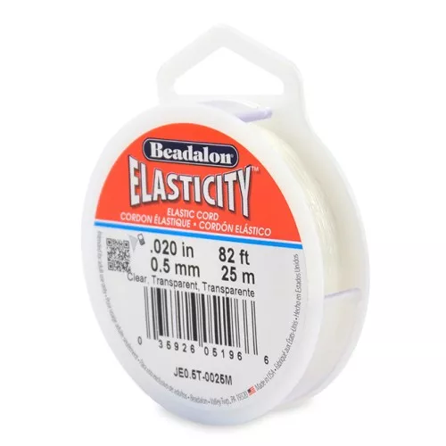 Elasticità 0,5 mm - Trasparente x25m
