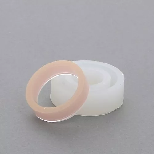 Stampo silicone per realizzare degli anelli larghi-lisci in resina taglia 56 x1