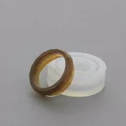 Stampo silicone per realizzare degli anelli sfaccettati in resina taglia 52 x1