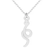 Ciondolo serpente 16x5.5 mm in Argento 925 x1