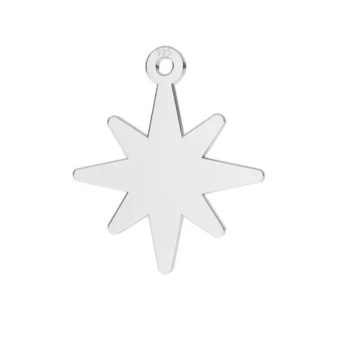 Pendente stella del nord 16x14 mm - Argento 925 x1