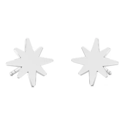 Chiodi orecchie stelle del nord 8 mm in Argento 925 x2