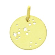 Pendente costellazione Sagittario - 18 mm en Argento 925 dorato x1
