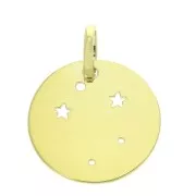 Pendente costellazione Bilancia - 18 mm en Argento 925 dorato x1
