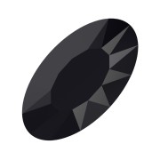 Cabochon PureCrystal 4162 14x7.5 mm Jet x1