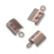 Chiudicordoncini tondi mm. 4 rame antico x6