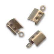 Chiudicordoncini tondi mm. 4 bronzo x6|raw }}