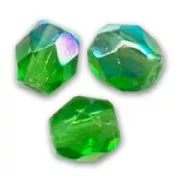 Sfaccettate mm. 6 Green AB x25