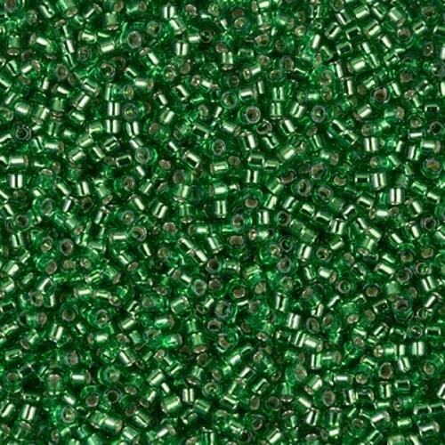 Miyuki Delica 11/0 DB0046 - Silver Lined Green x8g