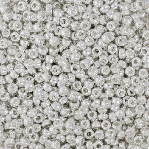 Rocaille Miyuki 11/0 961- Bright Sterling Silver Plated x5g