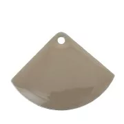 Zecchini ventaglio in ottone e resina epossidica 15x20 mm Talpa x4