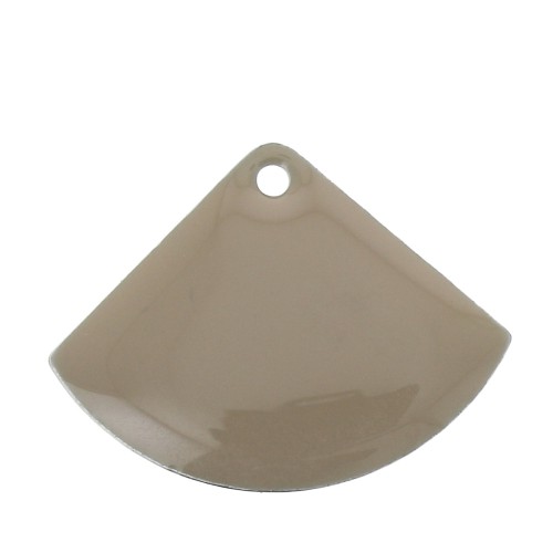 Zecchini ventaglio in ottone e resina epossidica 15x20 mm Talpa x4