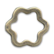 Anellini stella mm. 18 bronzo x4