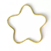 Intercalari Fiore mm. 24 dorato x6