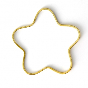 Intercalari Fiore mm. 24 dorato x6