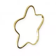 Intercalari Fiore mm. 24 dorato x6