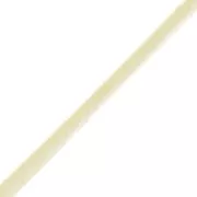 Laccetto imitazione pelle scamosciata mm. 3x1.3 Ecrù x m. 2.8