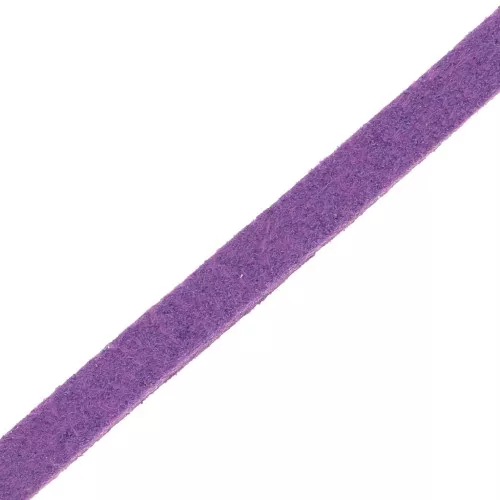 Laccetto imitazione pelle scamosciata mm. 3x1.3 Malva x m. 2.8