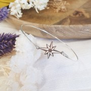 Intercalare stella del nord traforata 19x14 mm - Argento 925 x1