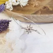 Intercalare stella del nord traforata 19x14 mm - Argento 925 x1