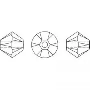 Biconi PureCrystal 5328 mm. 6 Light Rose AB x20