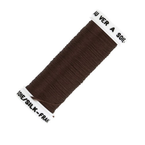 Filo da ricamo Seta ovale Mogano (4123) x30m