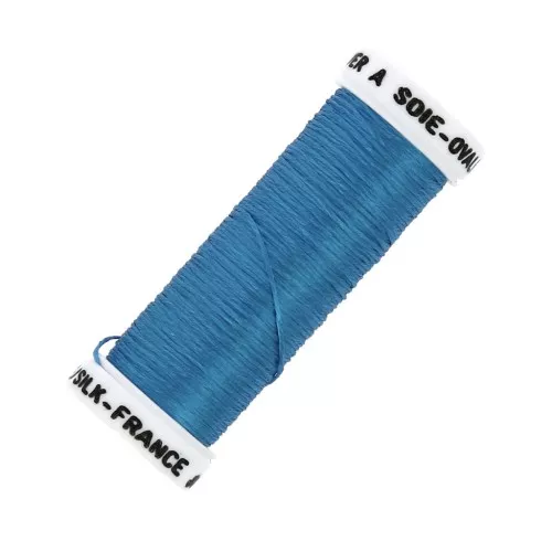 Filo da ricamo Seta ovale Blu re (114) x30m