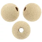 Palline diamantate mm. 6 in Gold filled x5