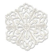 Stampa esagona cm. 2,7x2,7 argentato x1|raw }}