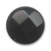 Perlina Black Onyx disco piatto con sfaccette mm. 12 x1|raw }}
