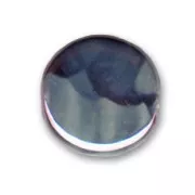 Disco piatto in ceramica mm. 13 Verde Malva iridato