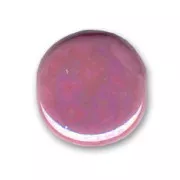 Disco piatto in ceramica mm. 13 Rosa iridato
