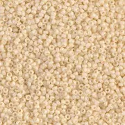 Rocaille Miyuki 15/0 492FR - Mat Opaco Cream AB x8g