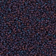 Rocaille Miyuki 15/0 2005 - Mat Metallic Dark Raspberry Iris x8g
