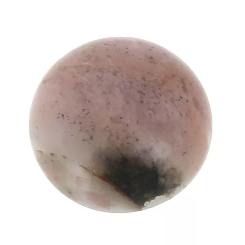 Cabochon rotondo 12 mm pietra gemma - Rodonita x1
