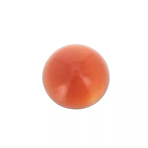 Cabochon rotondo 6 mm in pietra gemma - Corniola x1